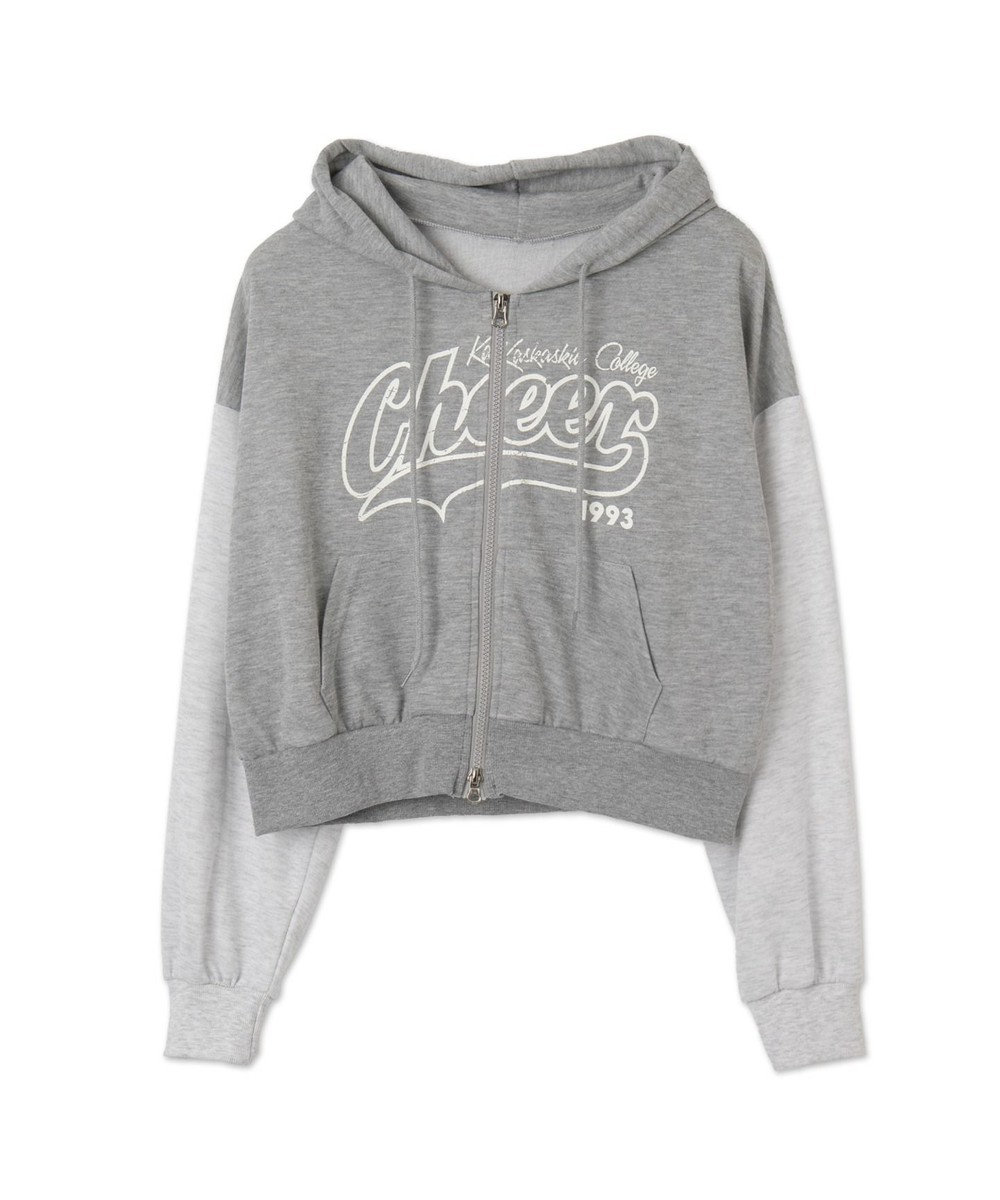 WEGO チアロゴWジップパーカー 