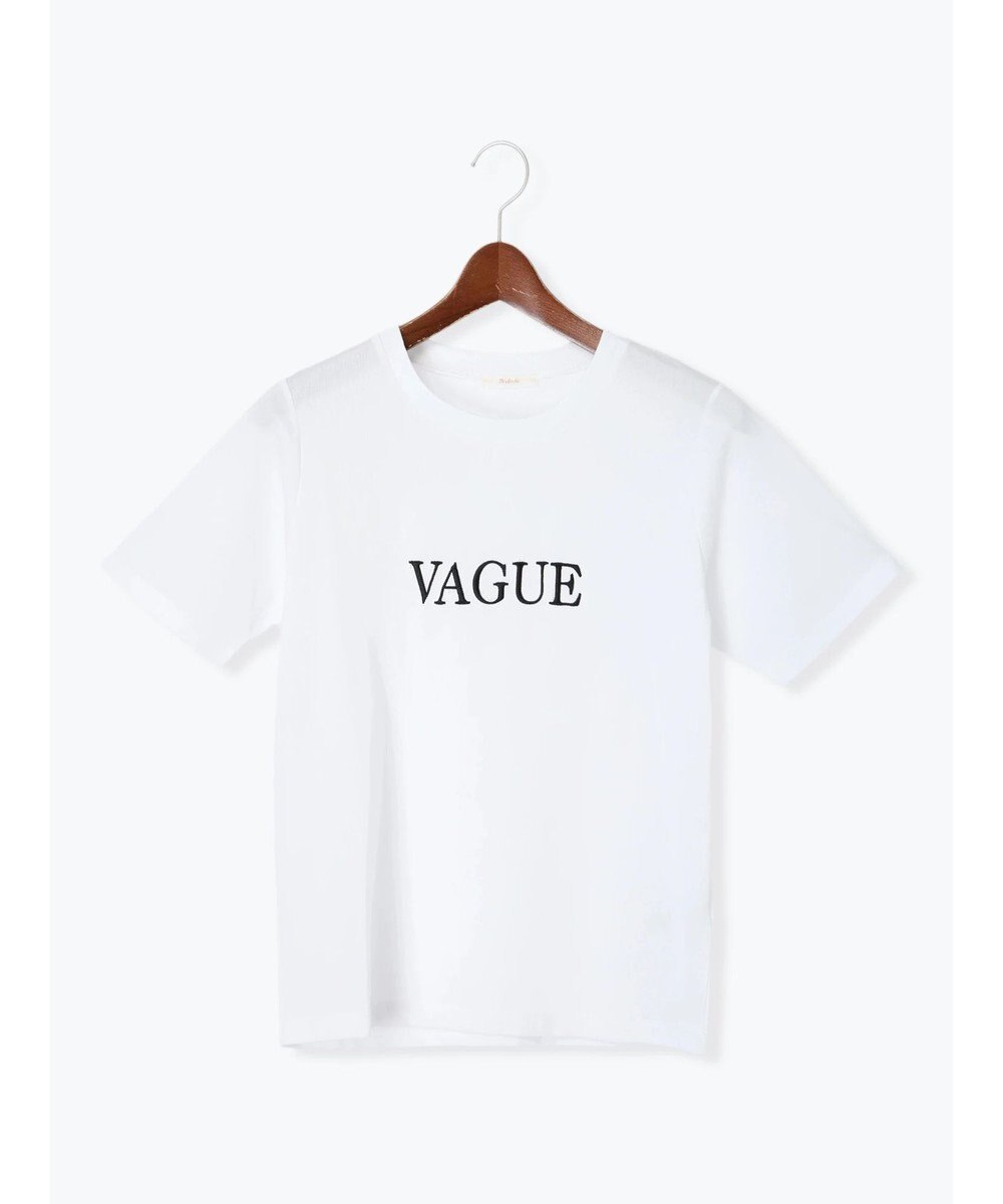 Te chichi パール&刺繍ロゴスタンダードTシャツ 