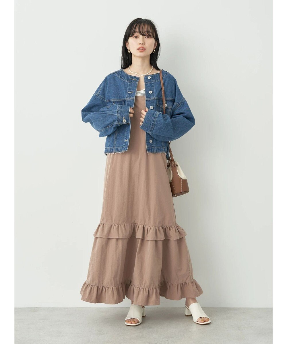 earth music&ecology ノーカラーＧジャン 