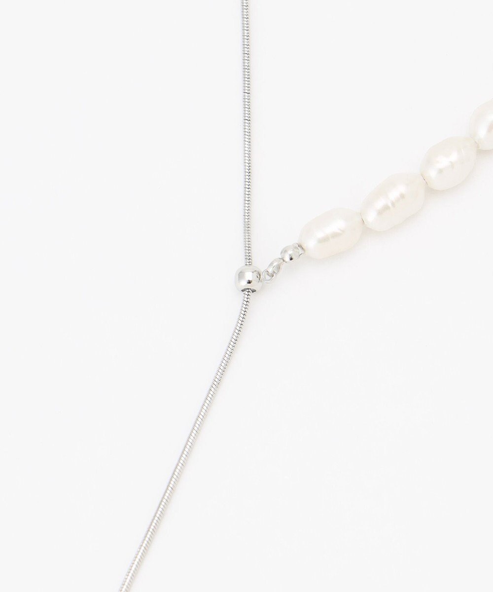 23区 【APPLAUDIR】ガラスパール チェーンコンビ ネックレス 