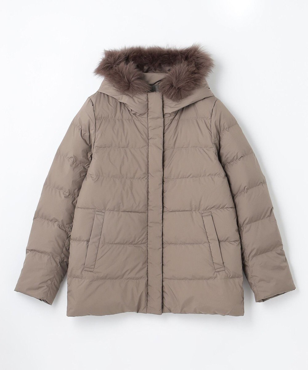 ANY 【洗える】スムースタッチ ショート丈ダウンコート 