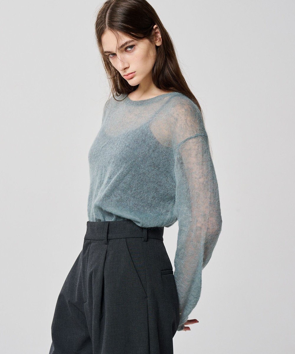 uncrave モヘアニット トップス（uncrave WHITE） 