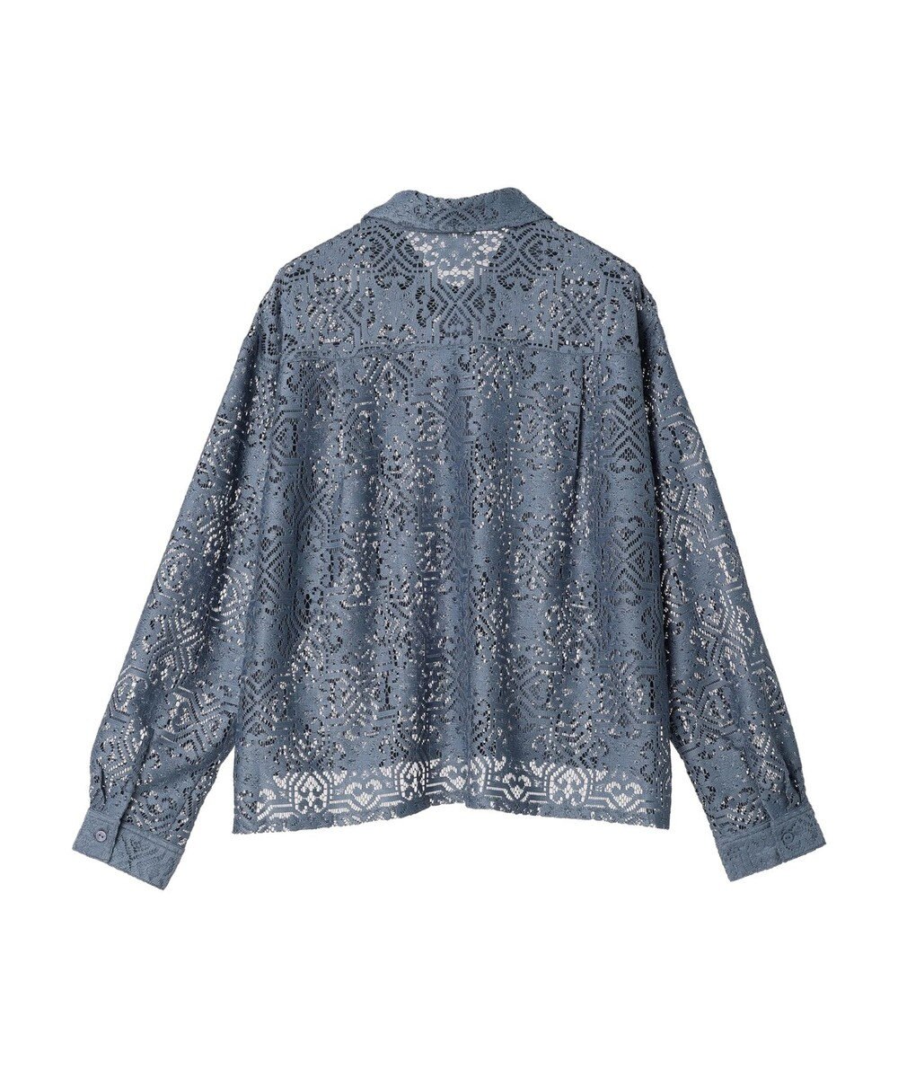 earth music&ecology レースショートシャツ 