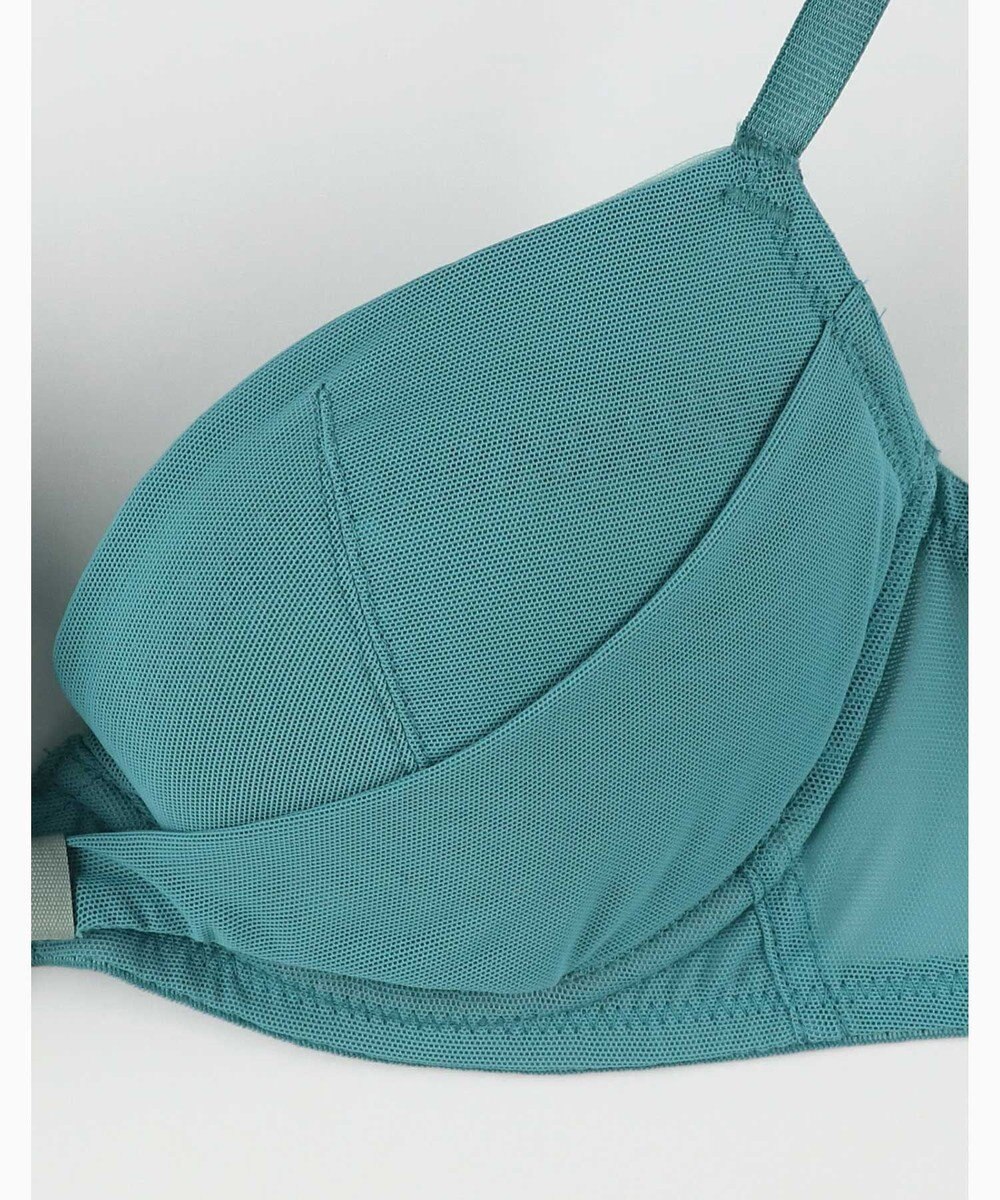 une nana cool 胸もとフィットをリボンでキープ リボンブラ 