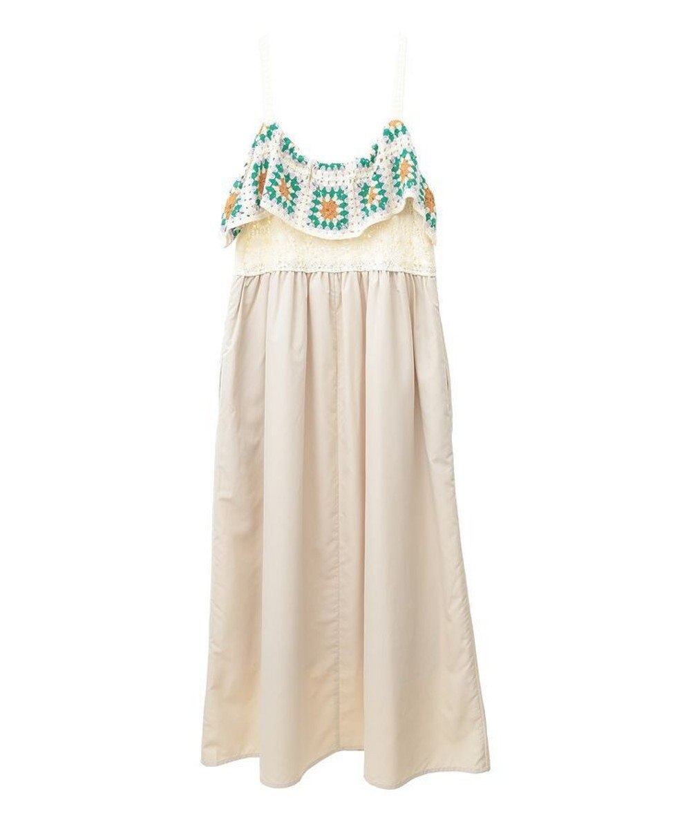 Green Parks ・ＳＵＧＡＲ　ＳＰＯＯＮ　クロシェキリカエワンピース 