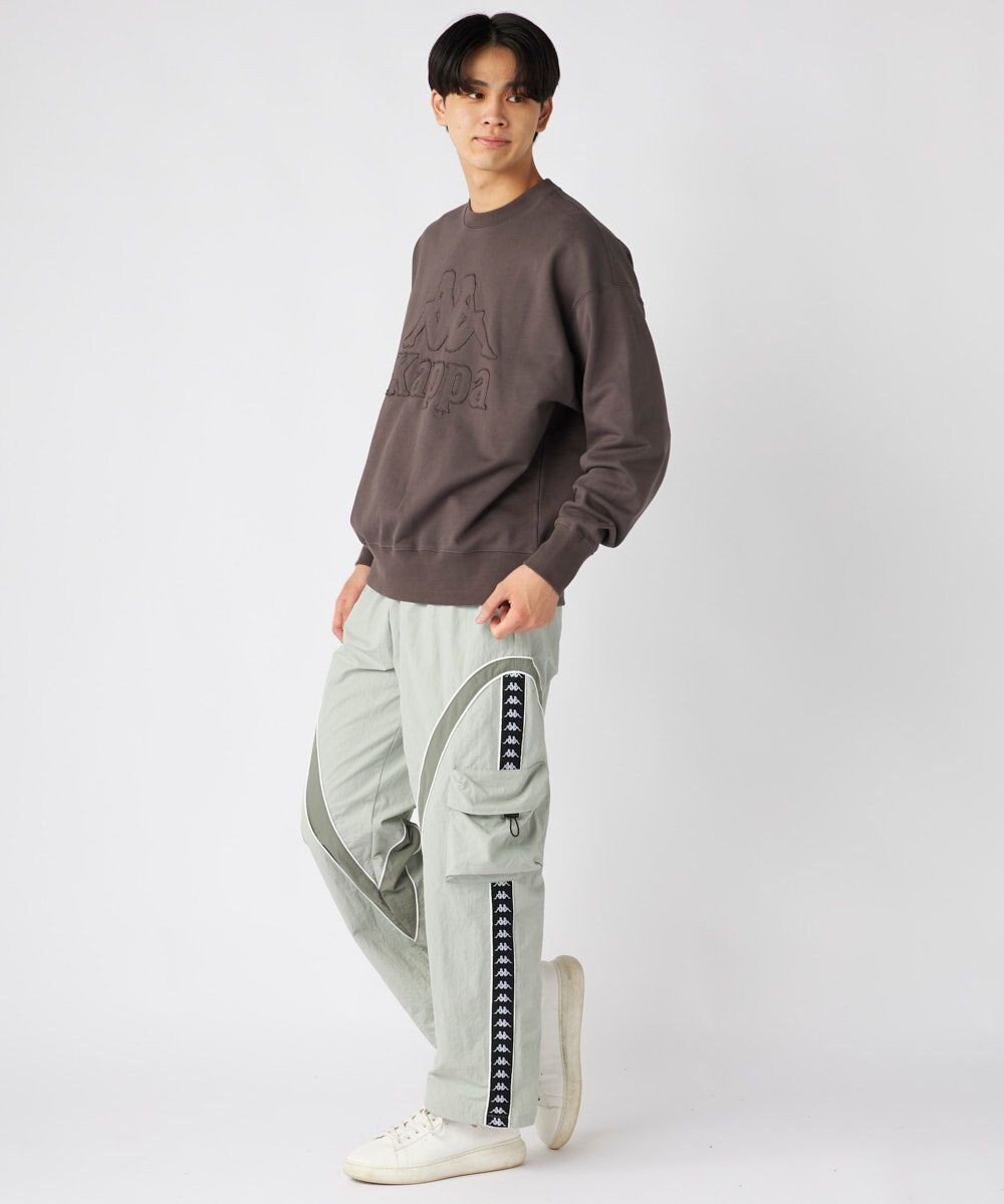 OP／FILA 【Kappa】ワイドシルエット バンダトラックパンツ 