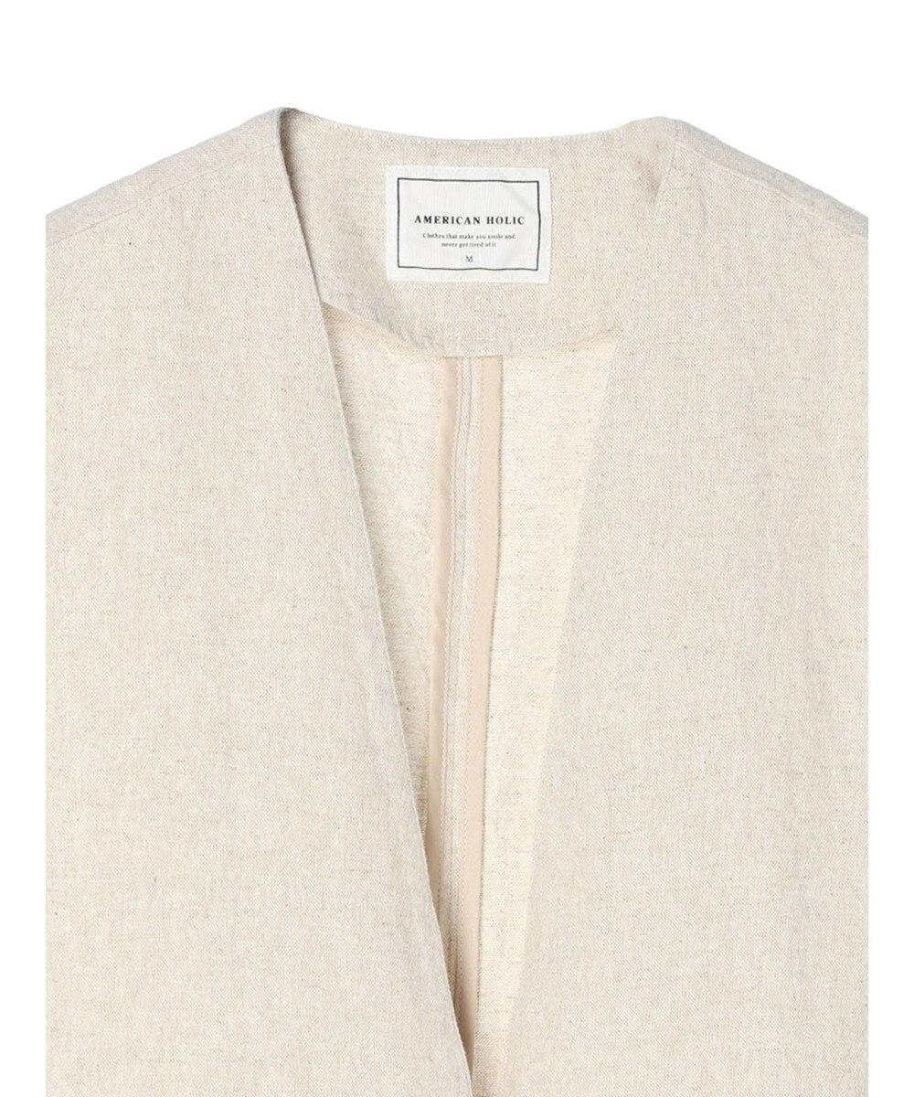 AMERICAN HOLIC リネンブレンドジレベスト 