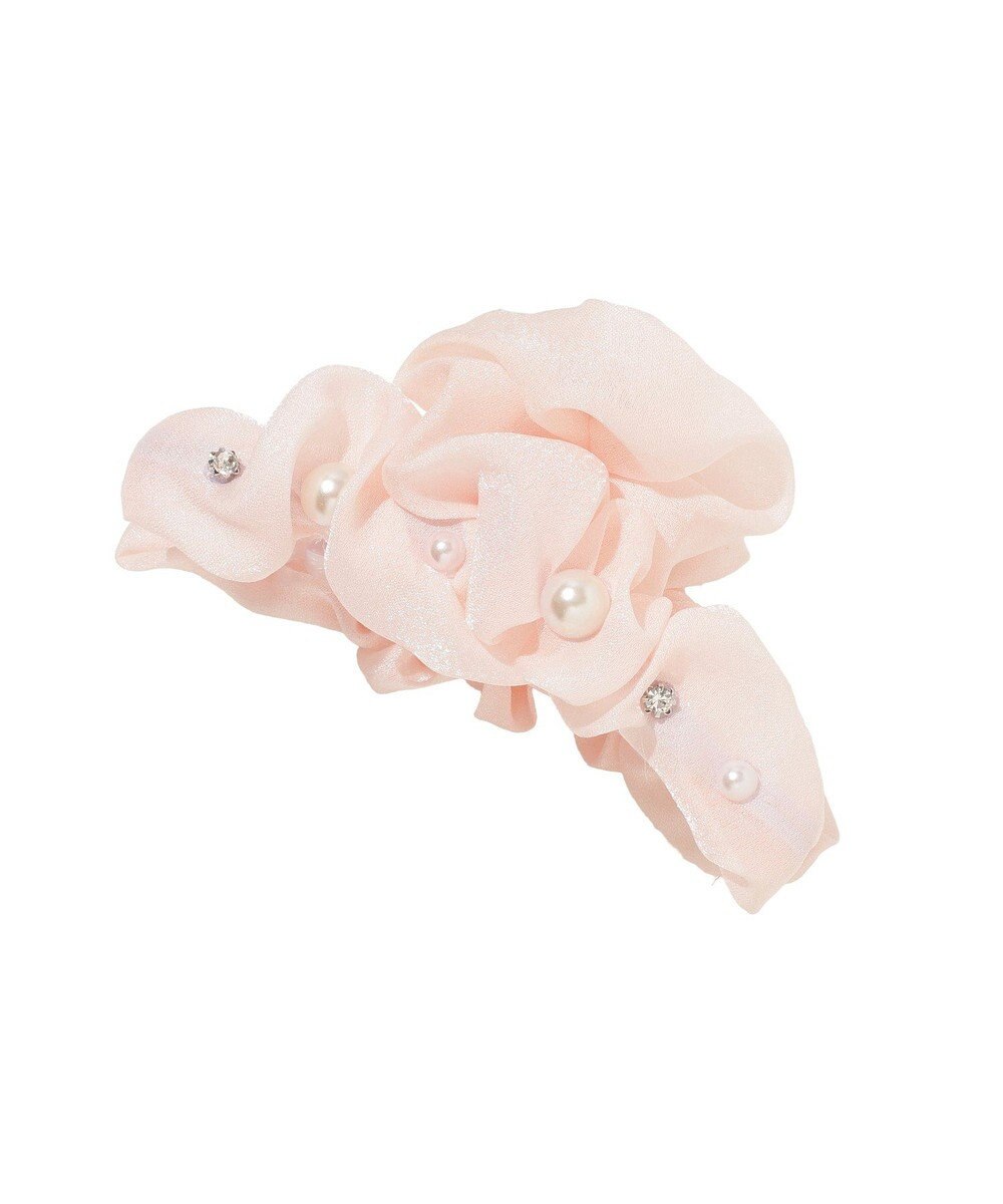 Maison de FLEUR オーガンジーパールエアリーバンスクリップ 