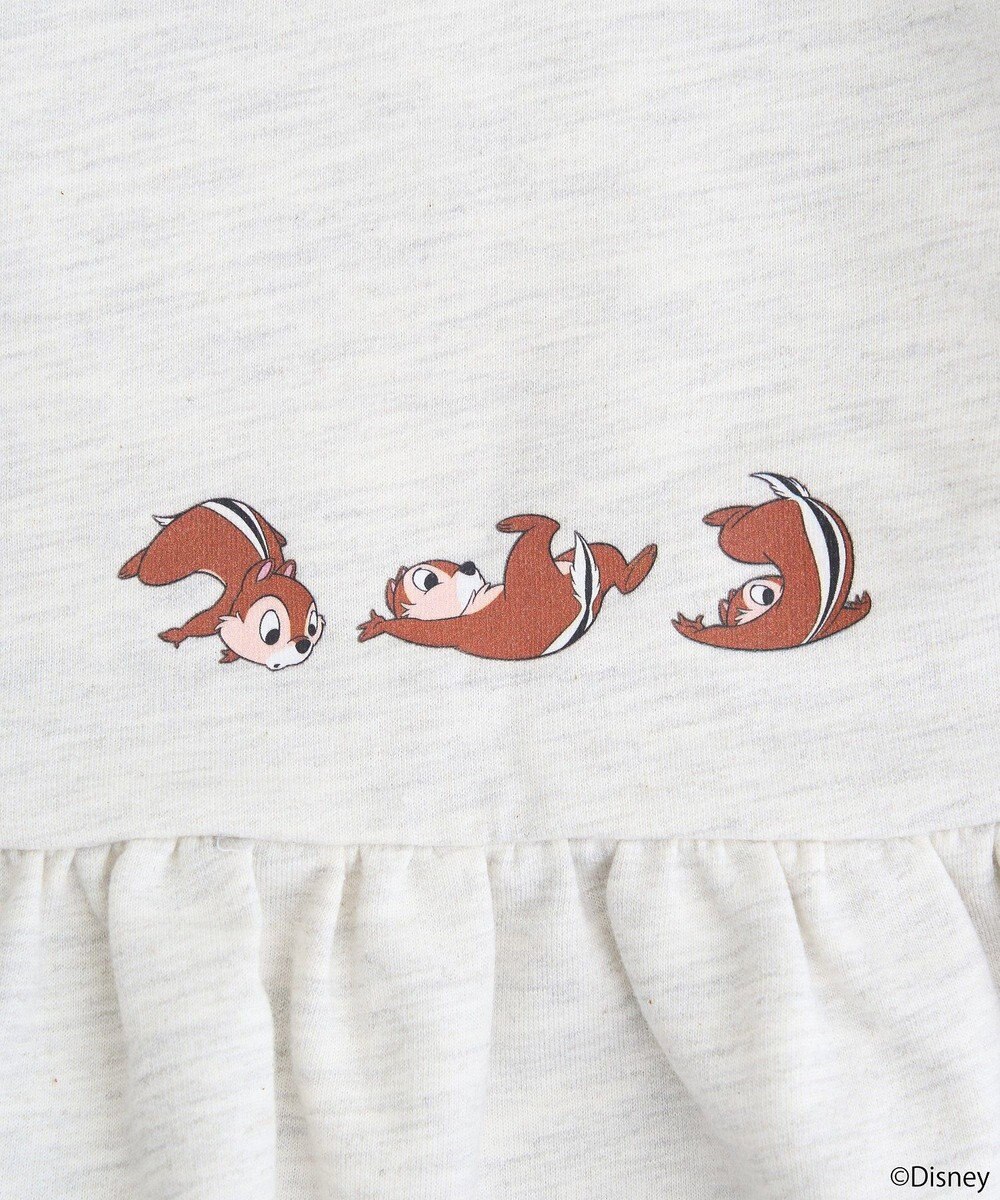 earth music&ecology チップ＆デール／フリル裏毛プルオーバー 