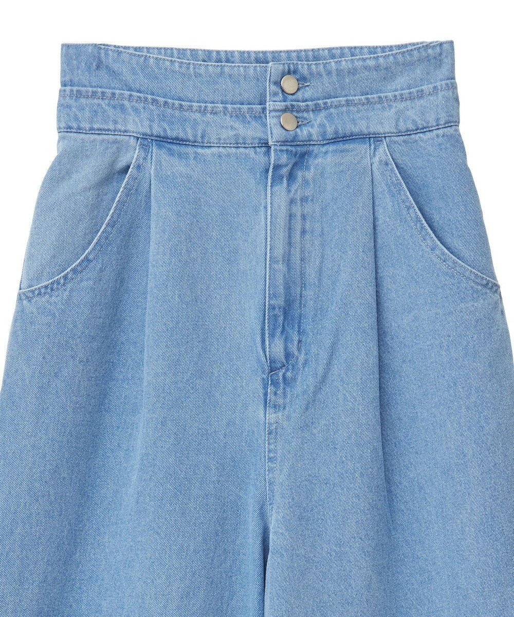 earth music&ecology ダブルベルトデザインワイドパンツ 