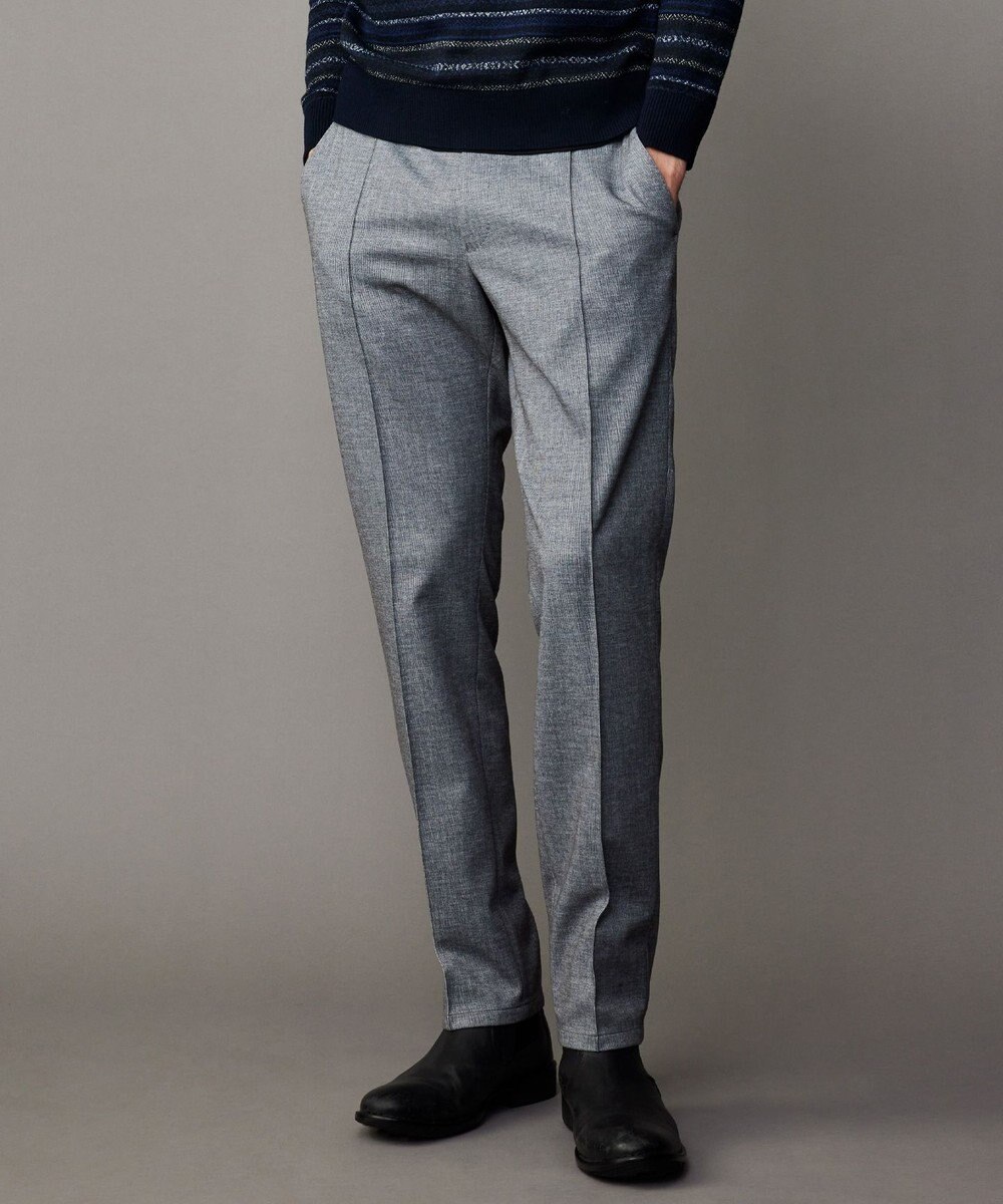 JOSEPH ABBOUD 【ウエストも伸びる！/ストレッチ/弱撥水】フランネルジャージ コンフォートパンツ 