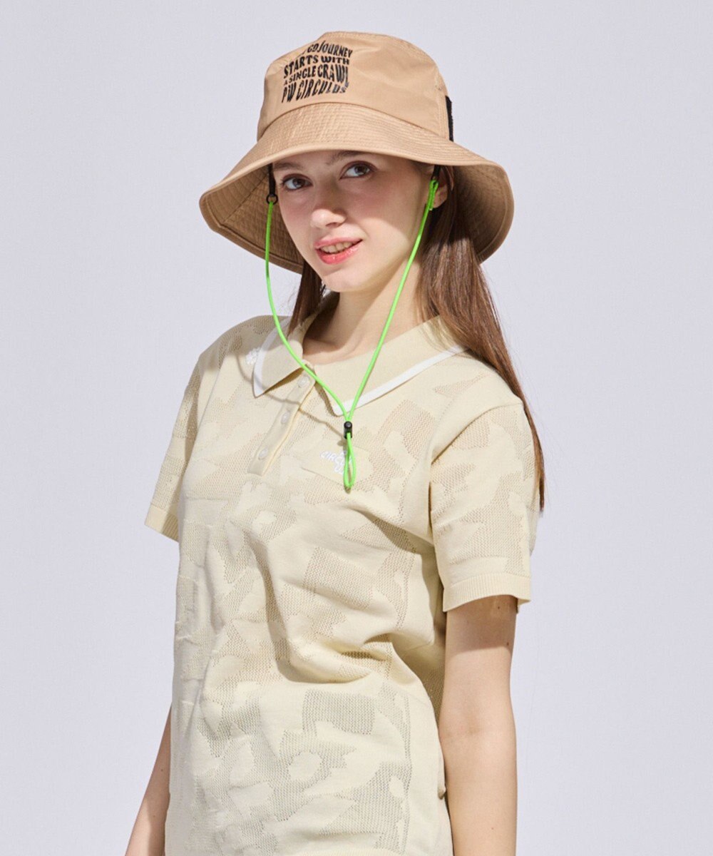 PW CIRCULUS 【手洗い洗濯可 / 小さくたためる】【UNISEX】ポケッタブルバケットハット 2026年モデル ゴルフ 