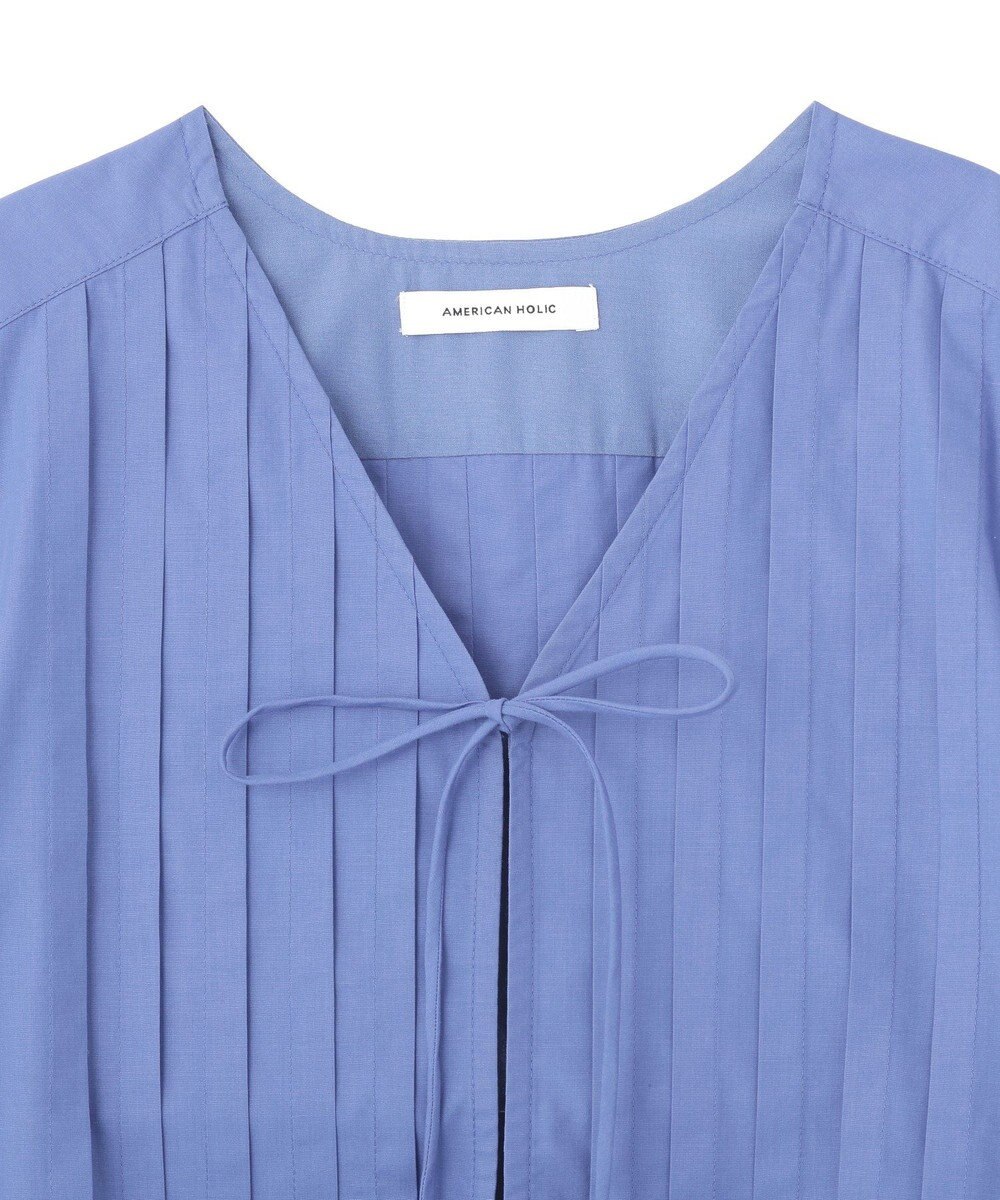 AMERICAN HOLIC 【イージーケア】ピンタックブラウス 