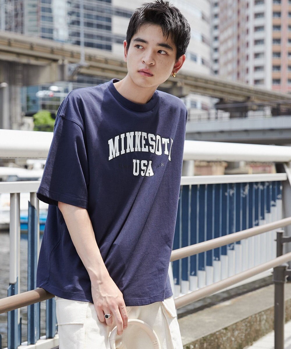 WEGO 【ユニセックス着用ITEM】カレッジロゴプリントT（SS） 