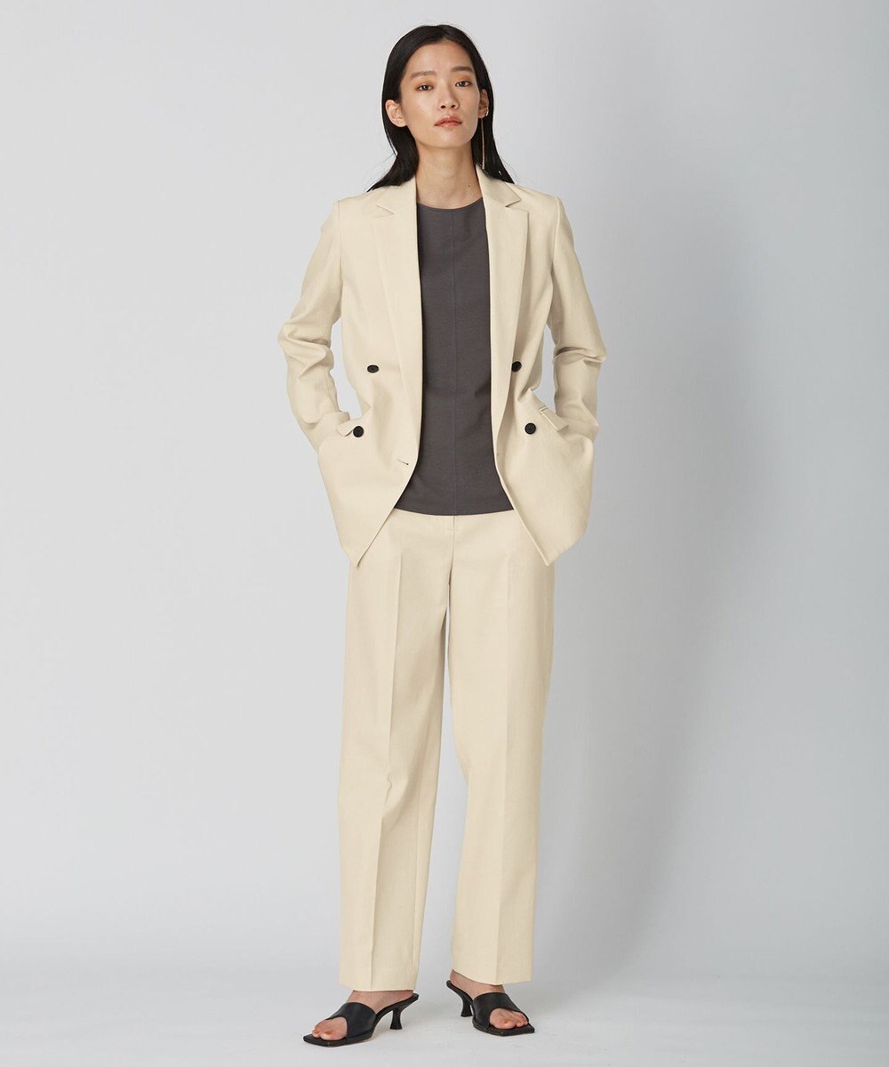 ICB 【洗える】 LooseWeave ワイドストレートパンツ 