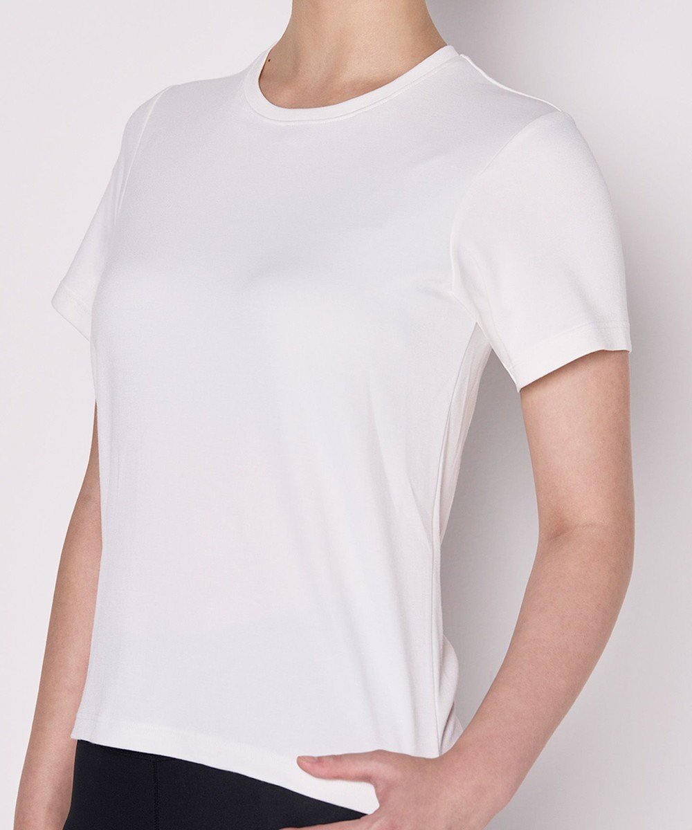 WACOAL 【一般医療機器】 リカバリーウェア 【＆RECOVERY】 ブラトップ カップ付きTシャツ 疲労回復 血行促進 筋肉のコリ改善 上向きのバストライン 3分袖 半袖 レディース CKC710 /ワコール 