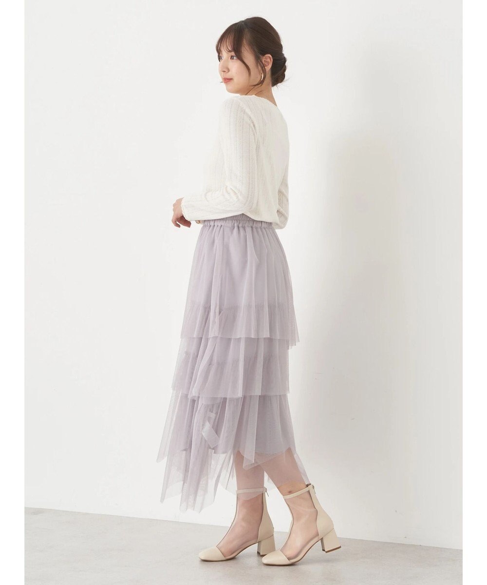 earth music&ecology アイレットジャガードタイトプルオーバー 