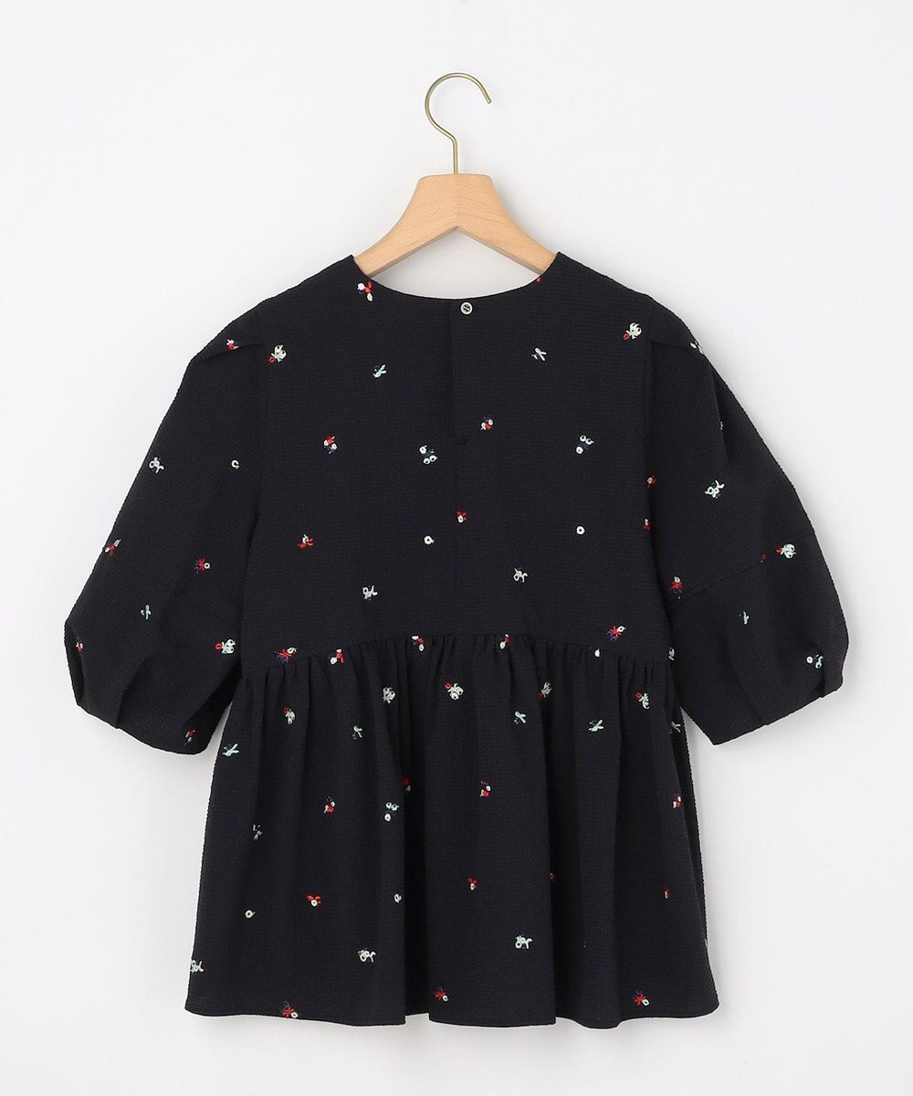 組曲 L 【先行予約・WEB限定】ミニフラワーエンブロイダリー ブラウス 