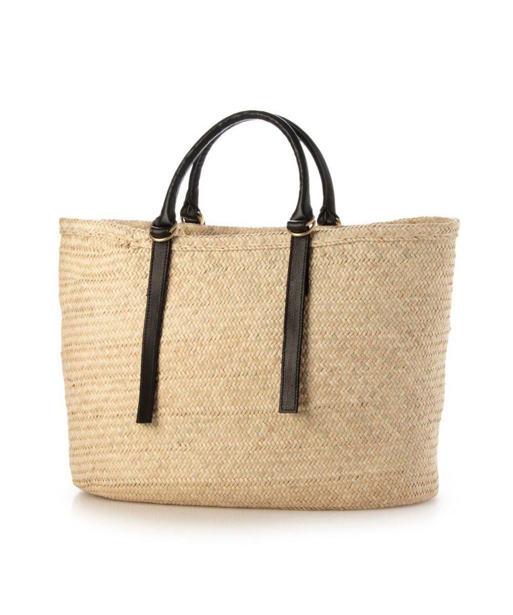 UNBILLION ペルケ perche / 牛革付属椰子かごマルシェバッグ 