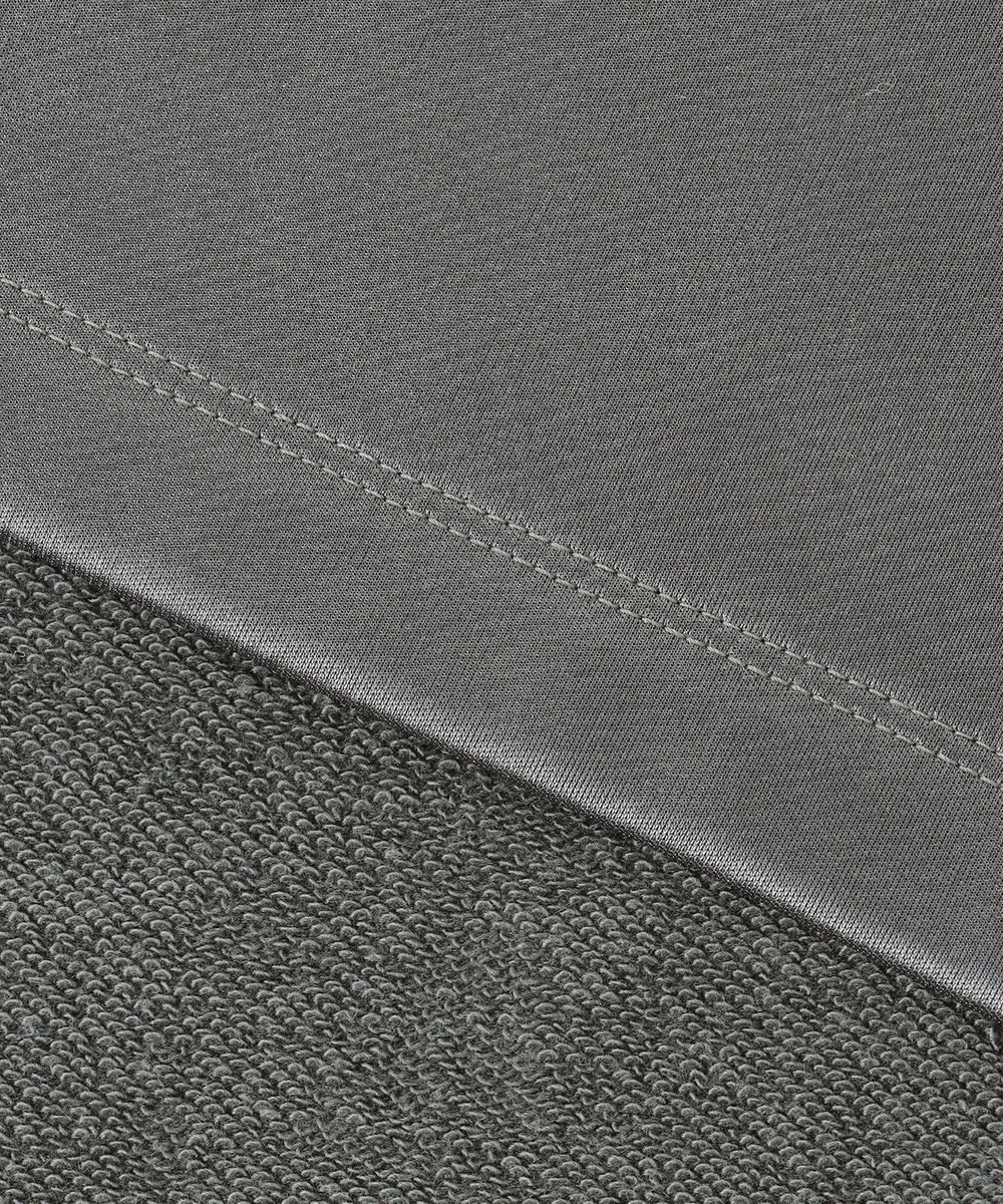 ICB L 【洗える】サテンボンディング クルーネックプルオーバー 