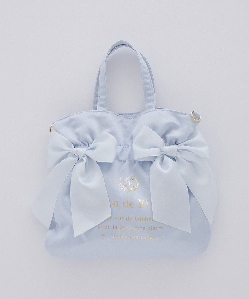 Maison de FLEUR クリアダブルリボン2Wayトート 