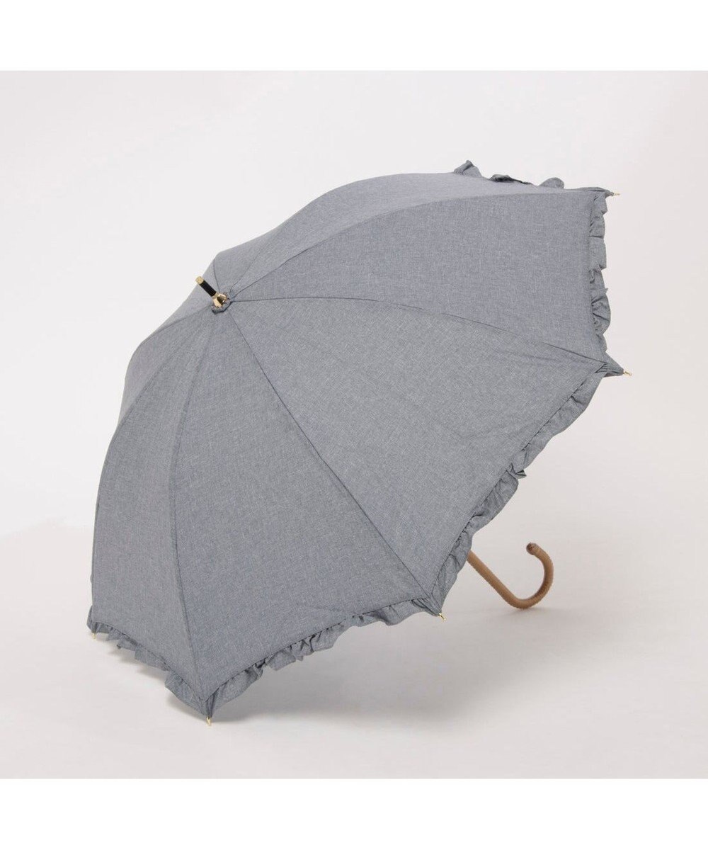 UNBILLION カシュネ cachenez / シャンブレーフリルショートパラソル 