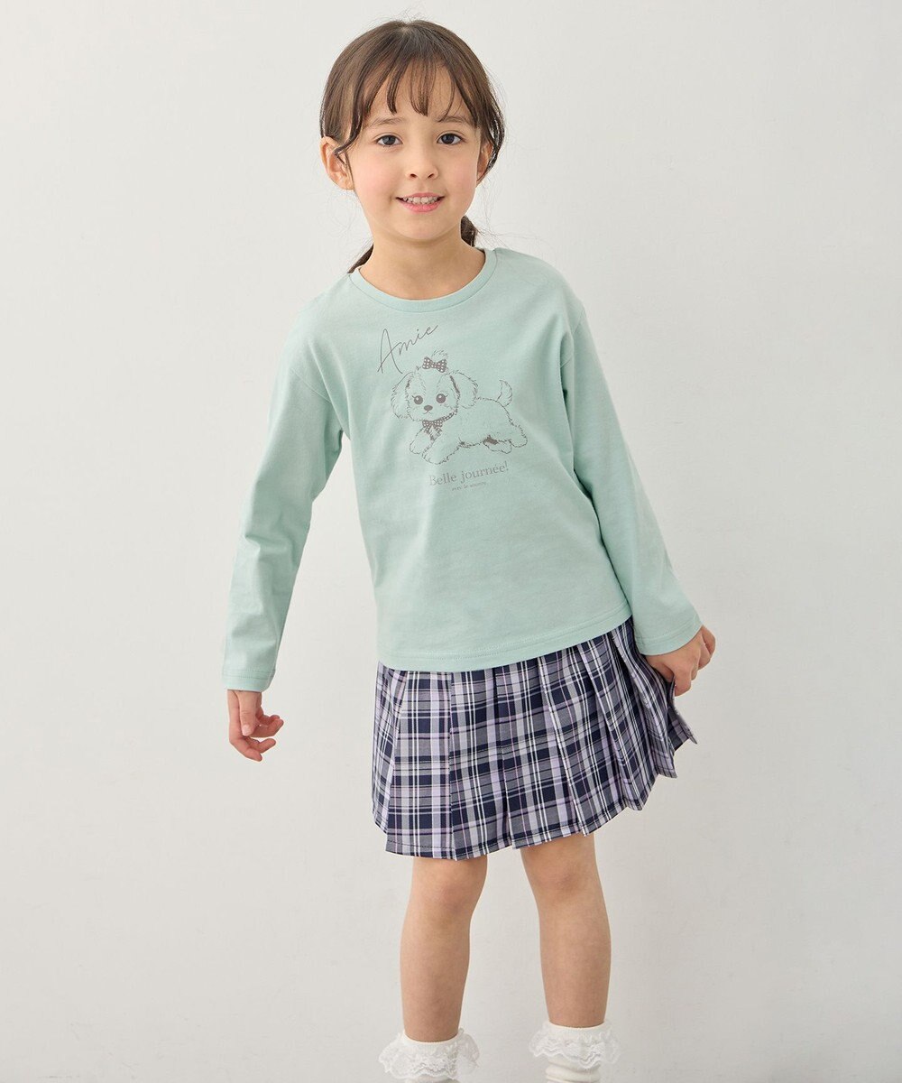 ANY KIDS 【一部店舗/WEB限定】【綿100%】プリント 長袖Tシャツ 