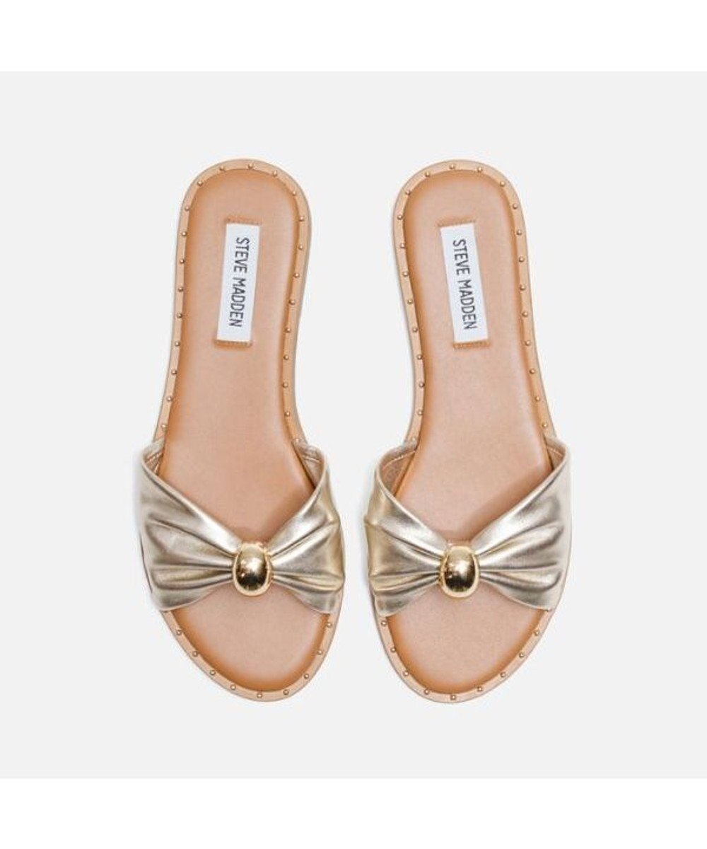 STEVE MADDEN DISPYギャザーリボンフラットサンダル 