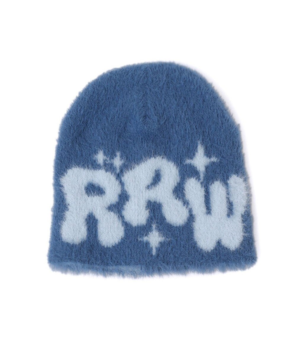 WEGO シャギーキラキラロゴニットキャップ 