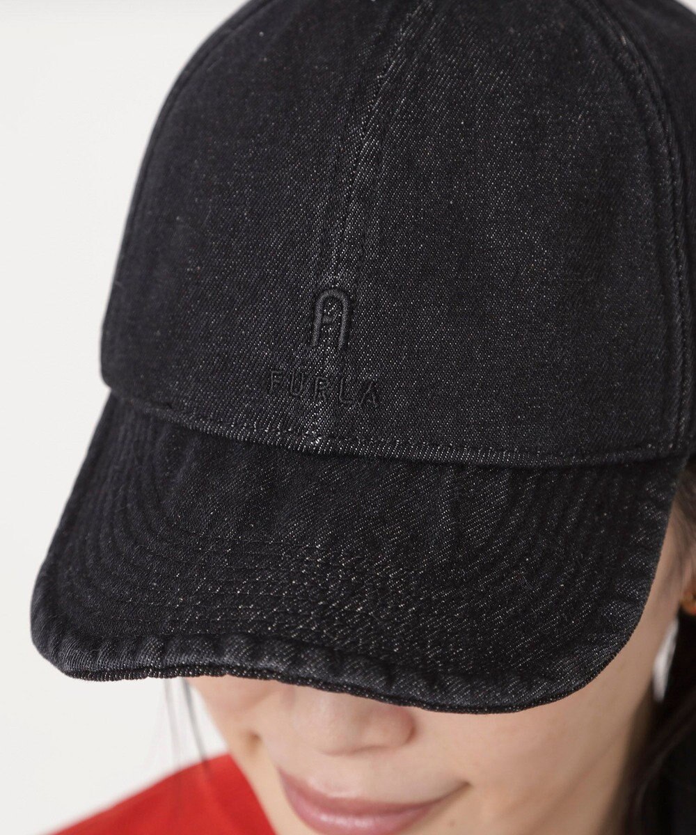 MOONBAT FURLA(フルラ)デニムキャップ  UVカット 帽子 