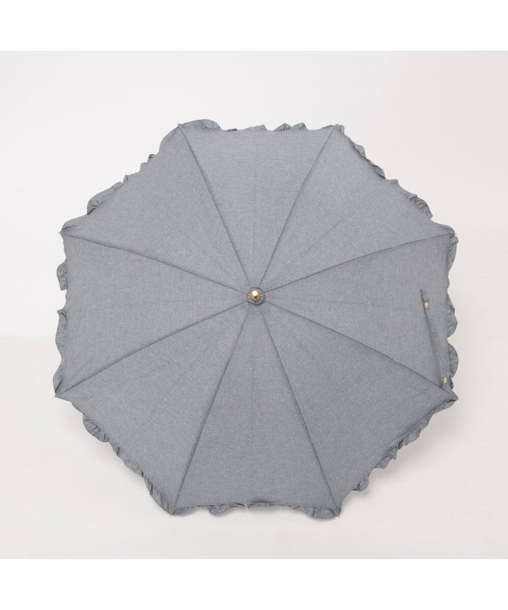 UNBILLION カシュネ cachenez / シャンブレーフリルショートパラソル 