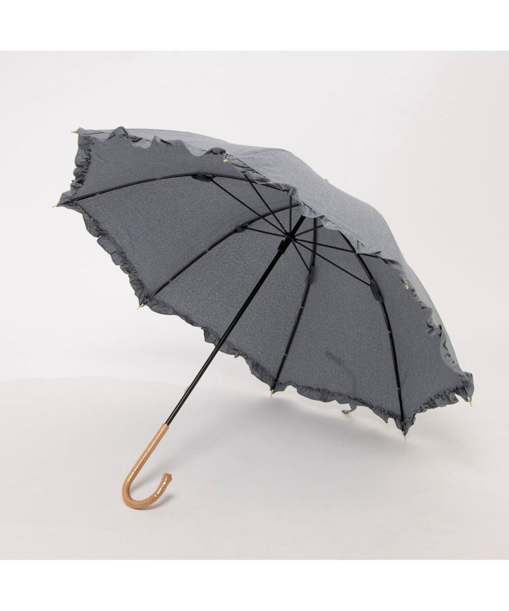 UNBILLION カシュネ cachenez / シャンブレーフリルショートパラソル 