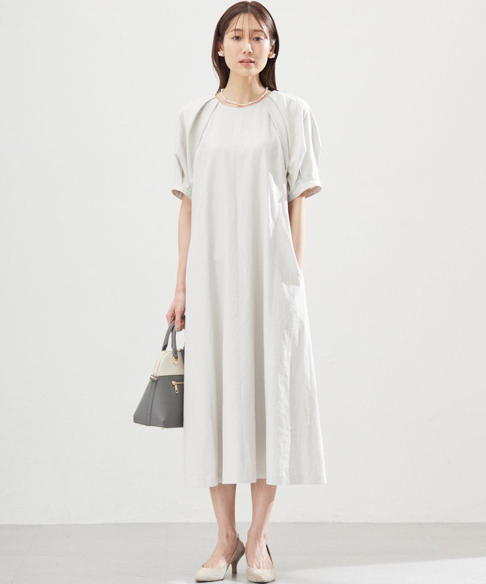 組曲 L リネンレーヨン ワンピース 