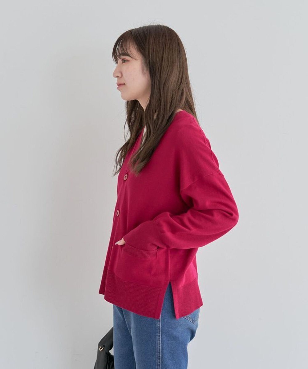 Green Parks 洗える　Ｖネックカーディガン 