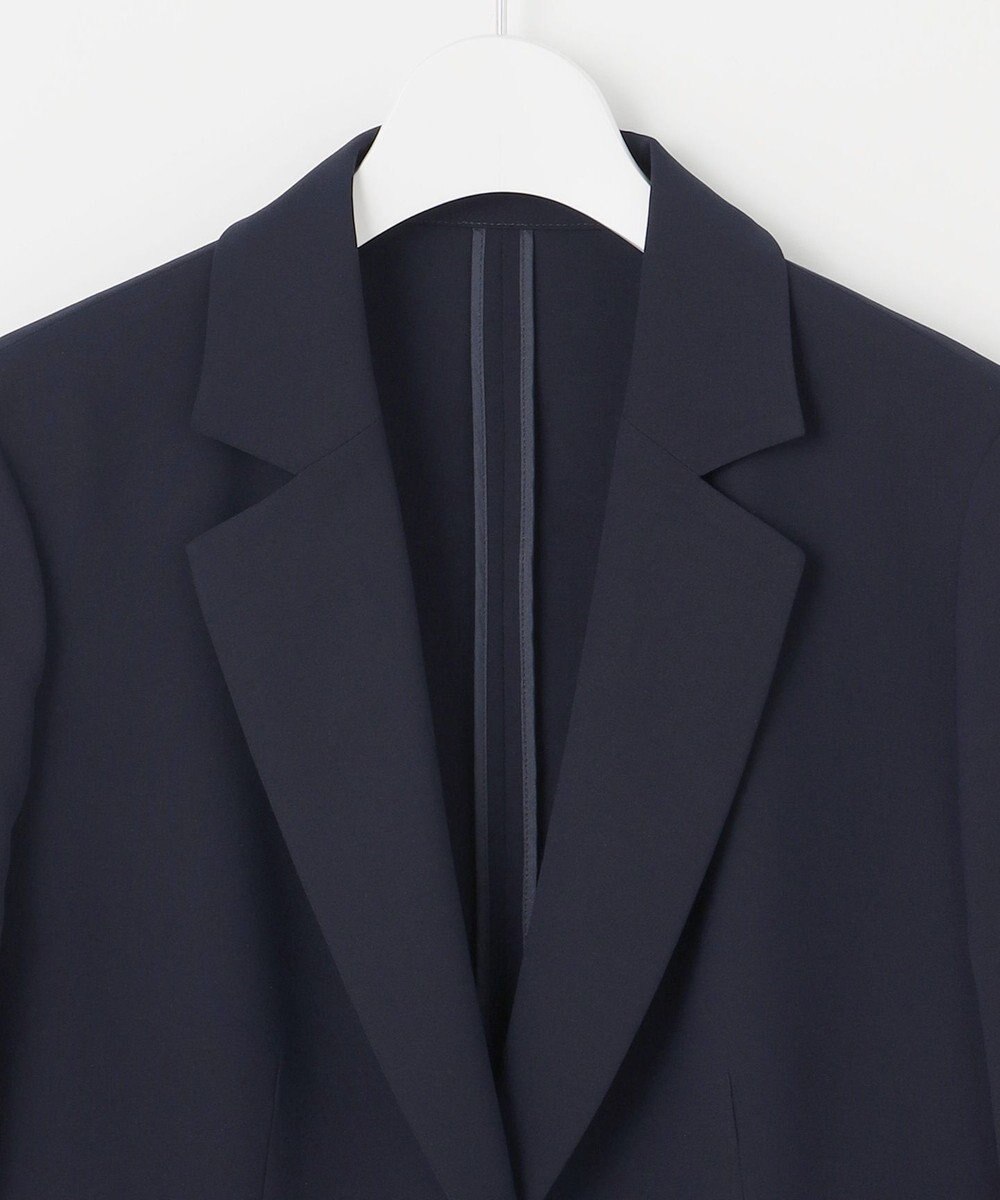 自由区 【セットアップ対応・UVカット・接触冷感・洗える】ライトストレッチテーラード ジャケット 