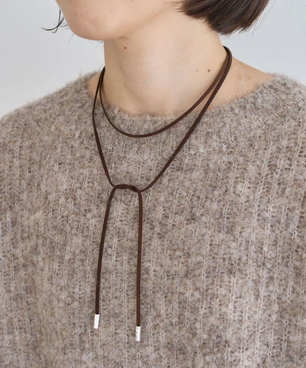 Green Parks ｅｖｅｒｙ　ｗａｌｋ．スウェードライクネックレス 