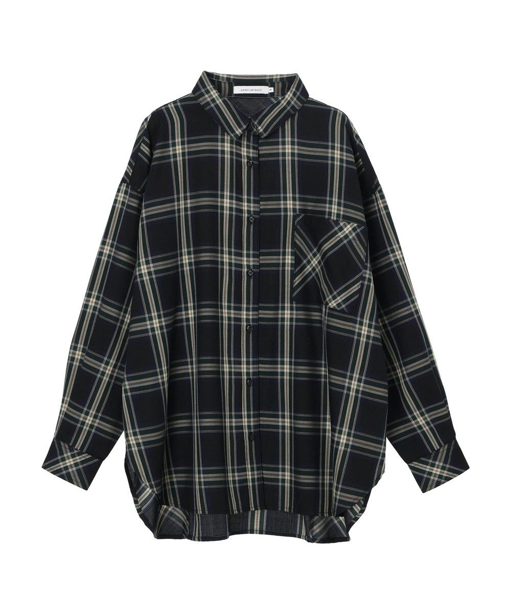 AMERICAN HOLIC イージーケアチェックシャツ 