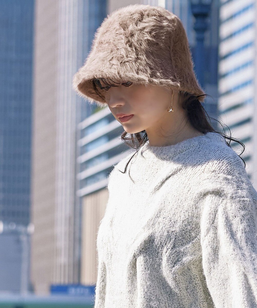 Tiaclasse ファーバケットハット 