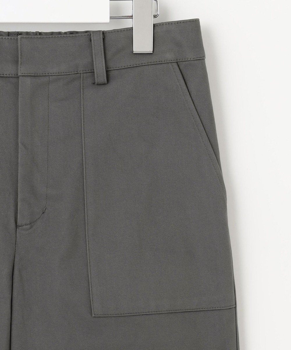 J.PRESS LADIES 【洗える】サテンストレッチプレミアムピーチ ベイカー パンツ 