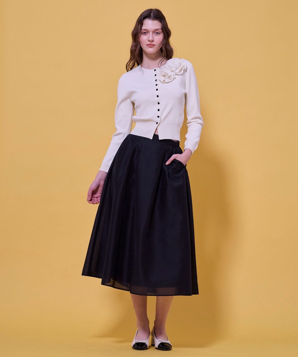 TOCCA GLOW CORSAGE KNIT ニットカーディガン 