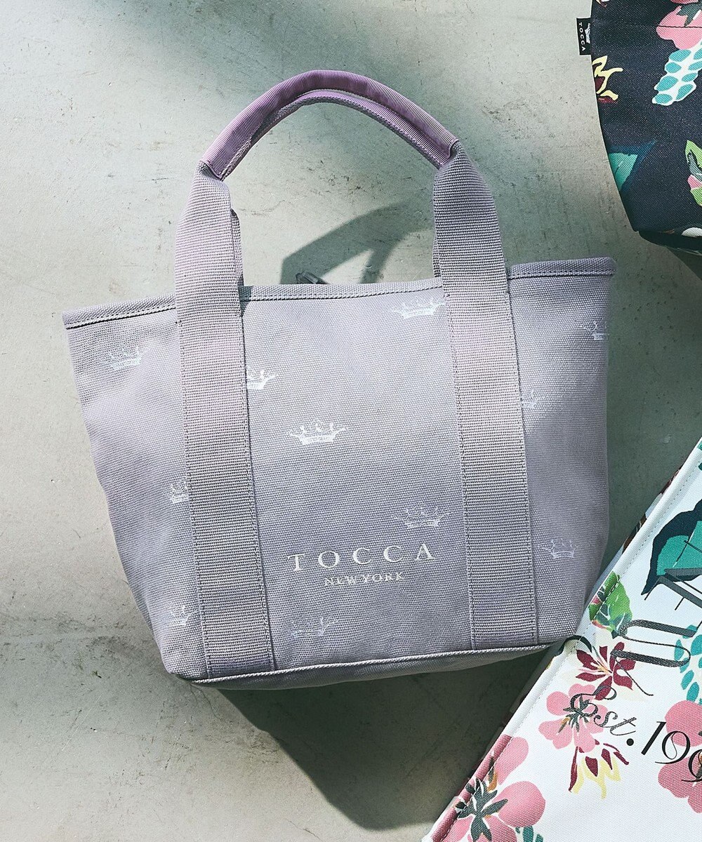 TOCCA CROWN DOTS CANVASTOTE トートバッグ 