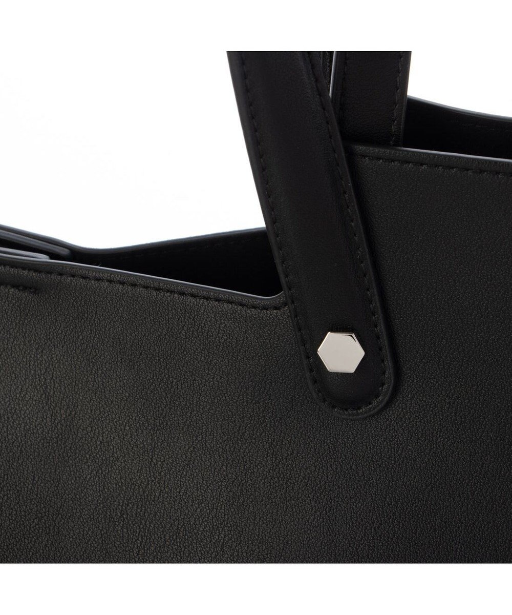 UNBILLION カシュカシュ cachecache / ポーチ付横長2ハンドルトート 