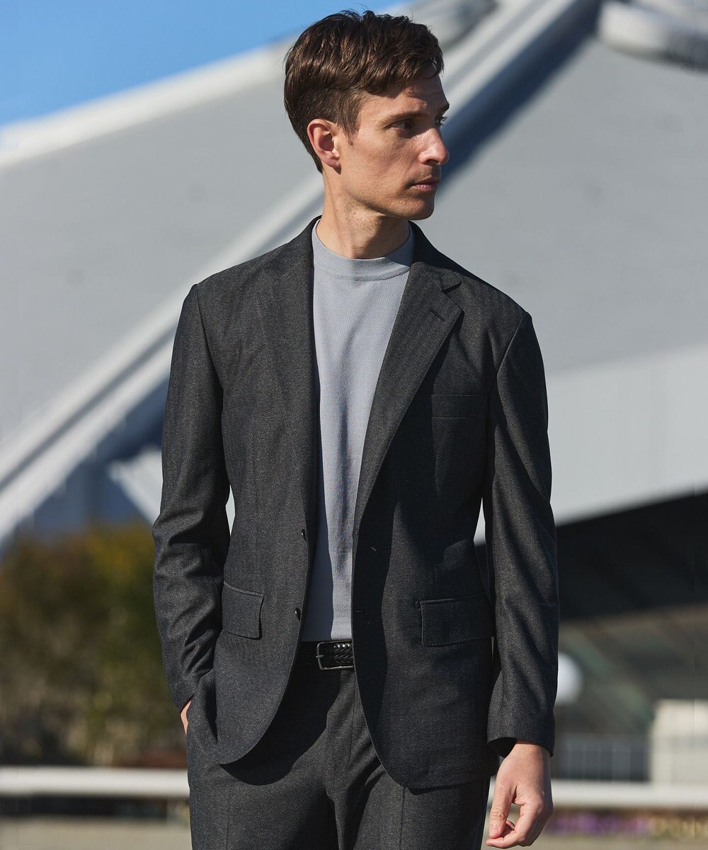 GOTAIRIKU セットアップ対応【カイテキ７機能】ドライジャージー ジャケット_ヘリンボーン柄(26年モデル) 