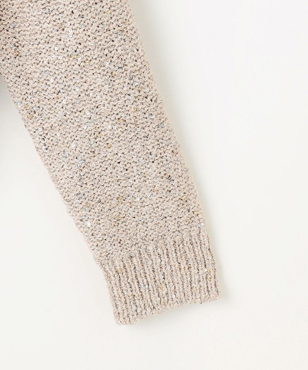 自由区 ラメノットスパングル ニット 