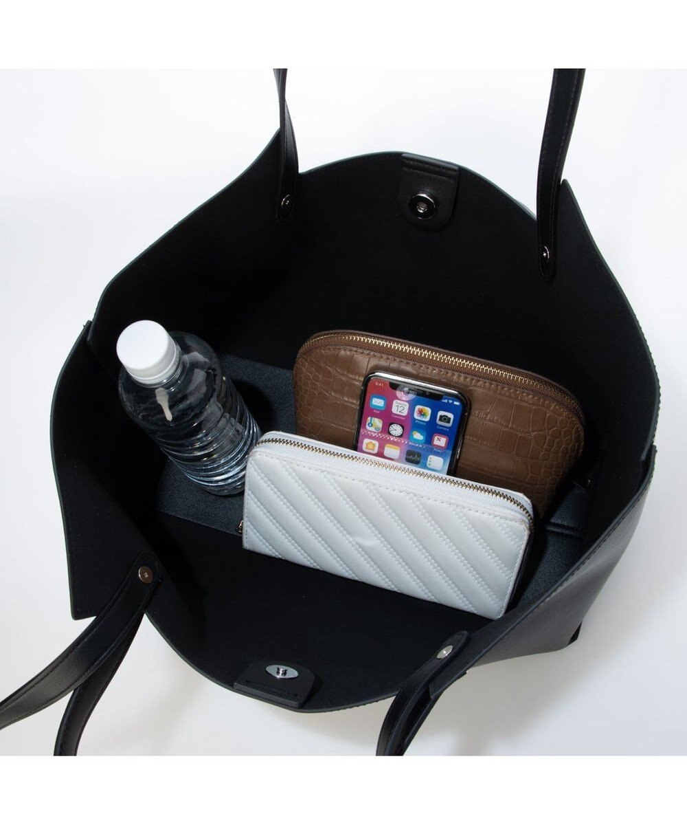 UNBILLION カシュカシュ cachecache / ポーチ付横長2ハンドルトート 