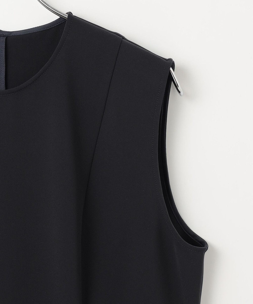 #Newans ＜亀恭子さんコラボ＞取り外し可能ケープ付きペプラムブラウス 