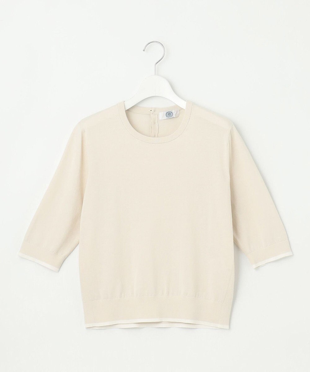 J.PRESS LADIES BASIC HT COTTON クルーネック ニット 