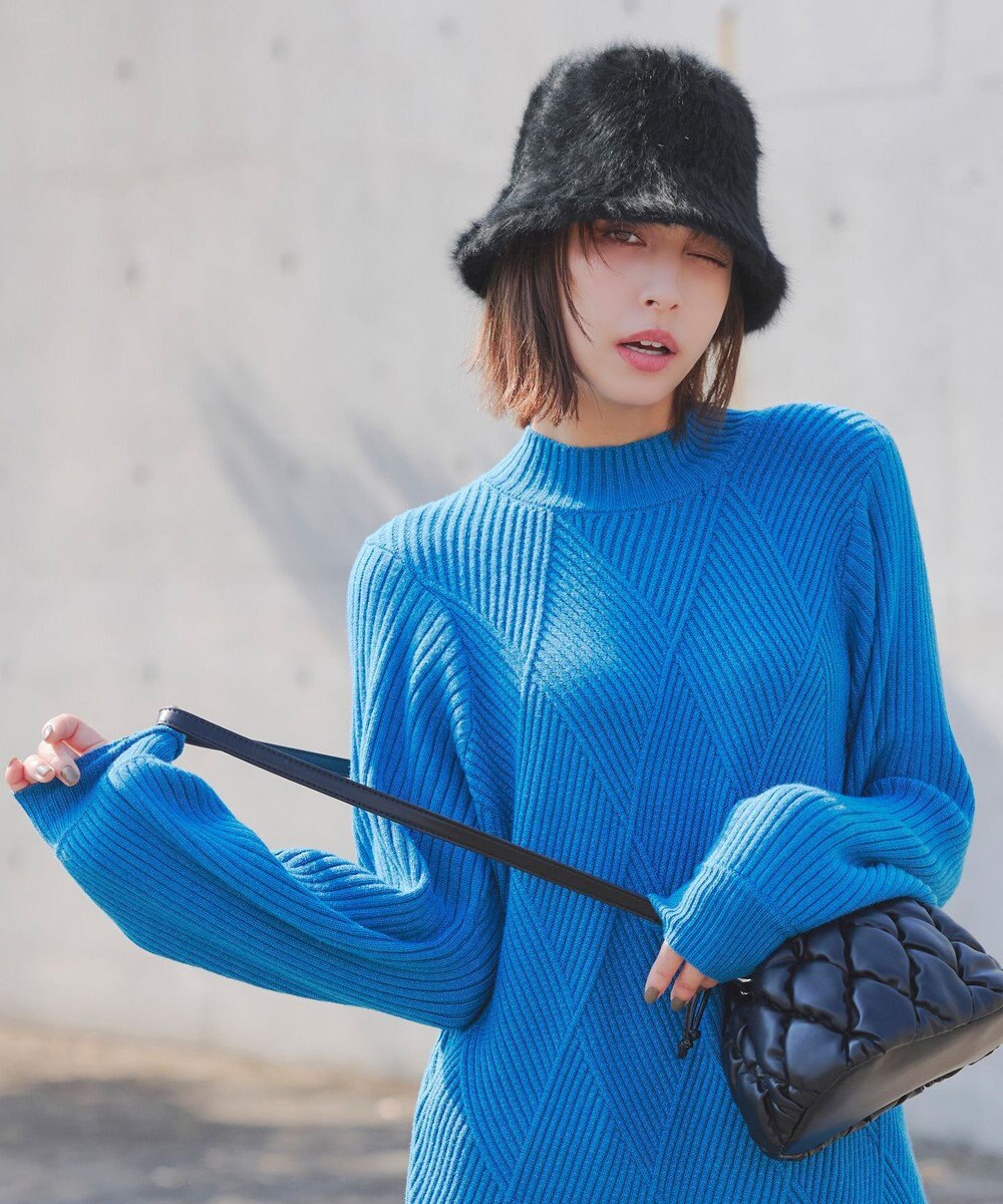 Tiaclasse ファーバケットハット 