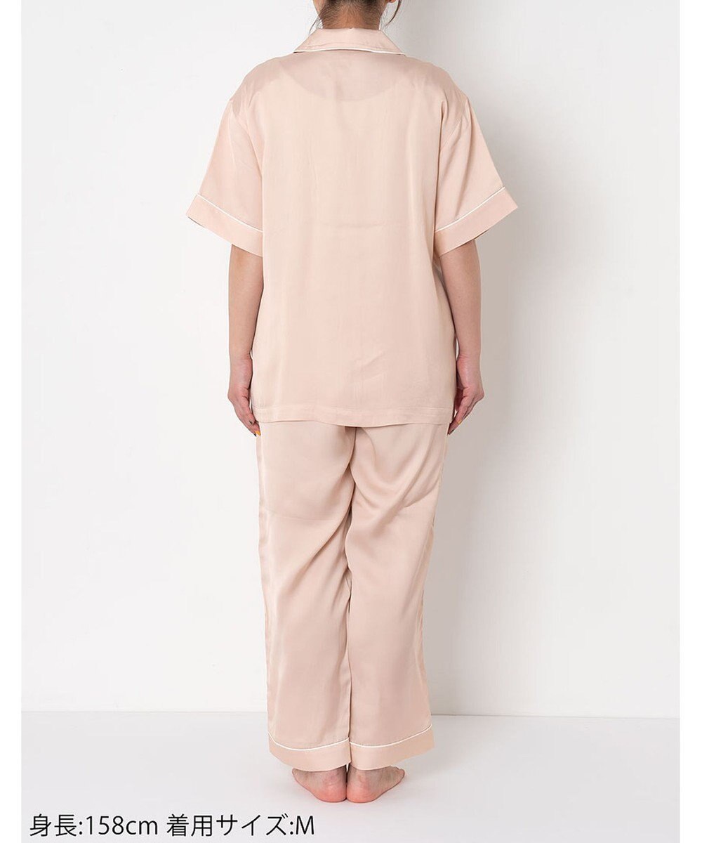 ワコール／睡眠科学 【パジャマ】　5分袖　9分丈　キュプラ100％　シルクのような肌ざわり　睡眠科学／ワコール　YDT134 