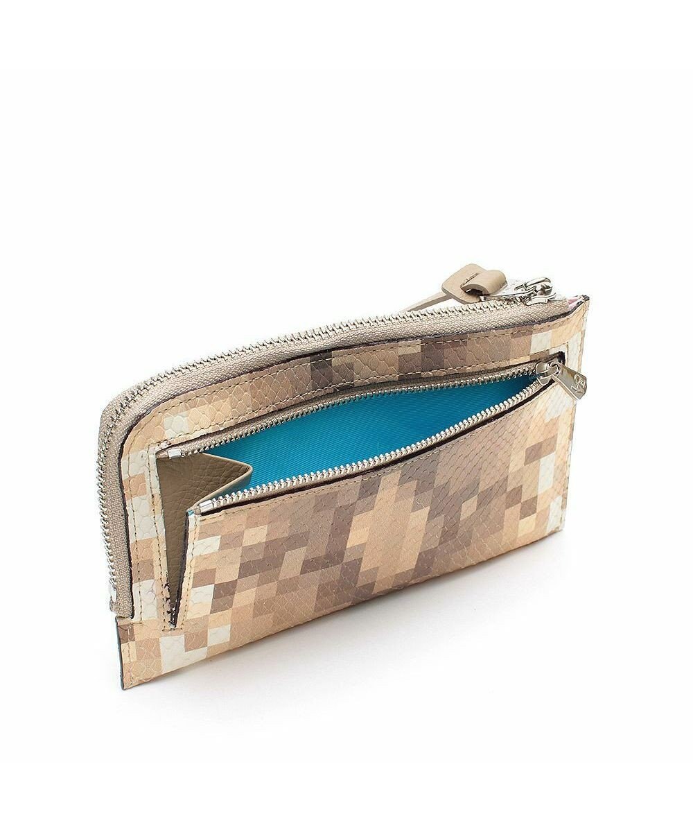 A.D.M.J. 【牛革】スネーク型押し/オーガナイザーパース 